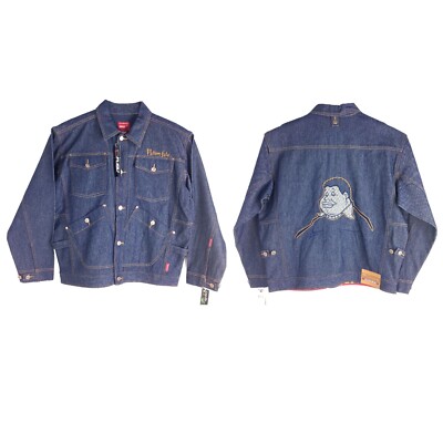 FUBU, MEN'S DENIM JEAN JACKETS, 100% COTTON LIMITED STYLE & SIZES,