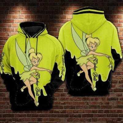 #ad Never Too Old For Beautiful Tinker Bell Fairy Princess Christmas Hoodie 3D Print $41.40
