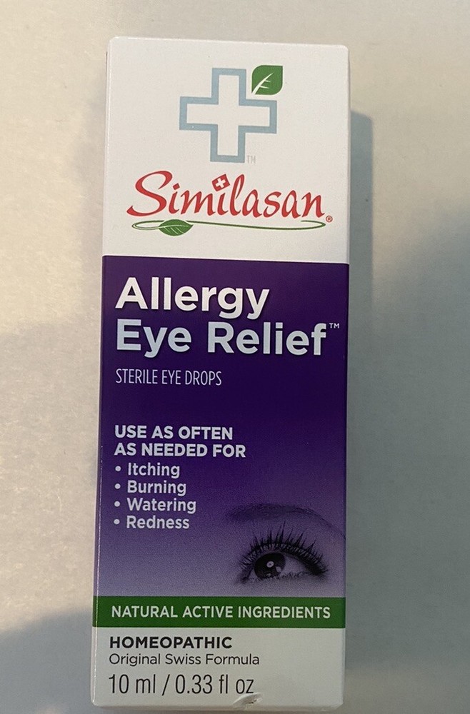 1 Similasan Allergy Eye Relief Homeopathic 0.33 oz 10 ml Sterile Drops