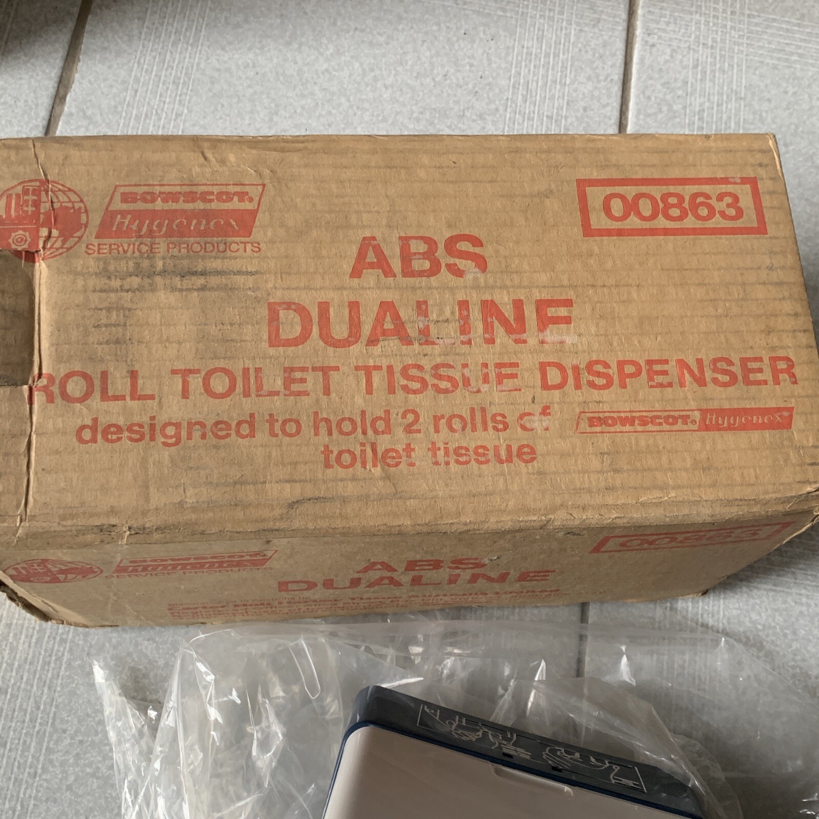 Bowscot Hygenex ABS Dualine Roll Toilet Paper Tissue Dispenser