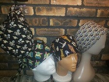 4 HATS. 4 STARWARS HANDMADE SURGICAL SCRUB CAPS