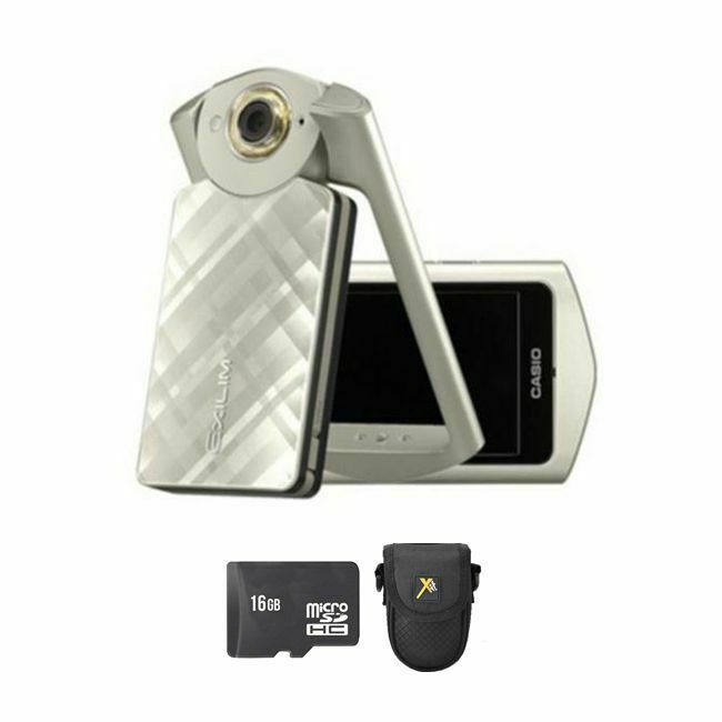 Casio Exilim EX-TR50 Digital Camera - Gold + 16GB \u0026 Case - Shopping.com