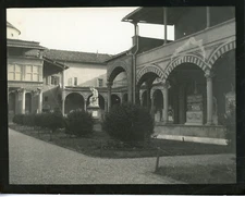 Italy, Florence, Basilica di Santa Croce, Cloister of Arnolfo Vintage silver pri