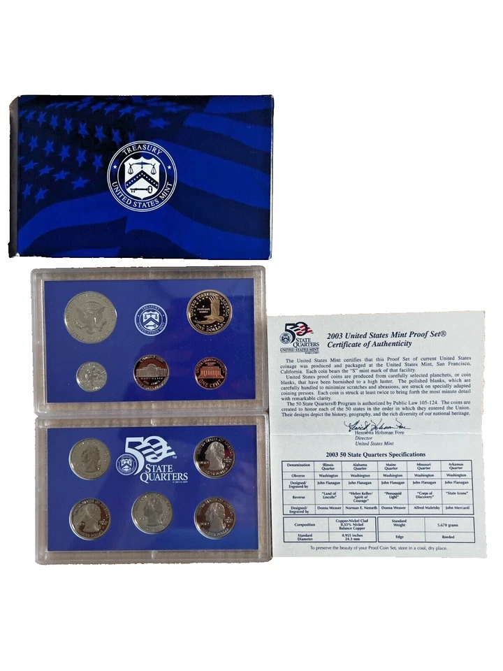 USA 2005 MINT PROOF SET UNC - Image 3 of 4