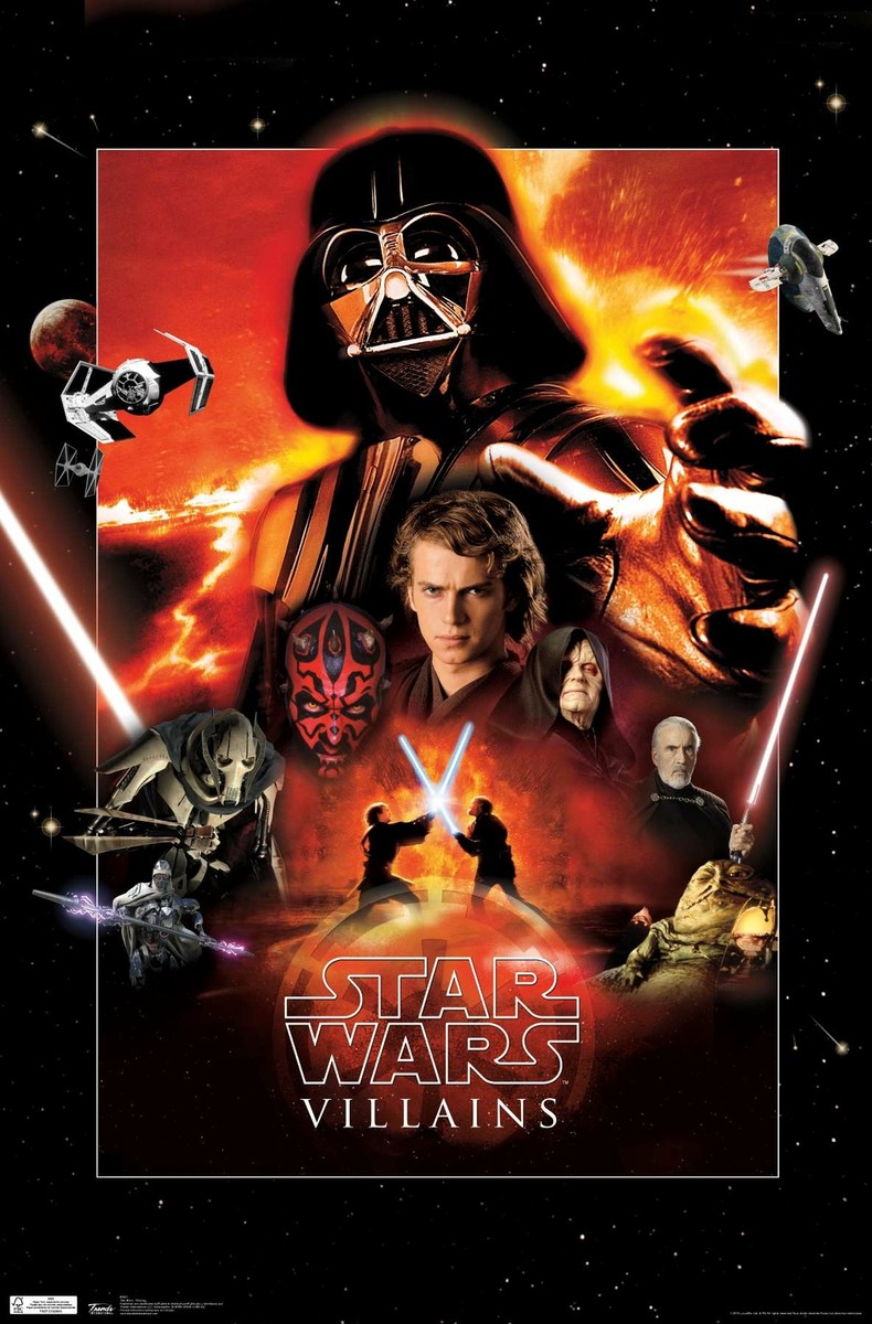Star Wars: Saga - VIllains Poster | eBay