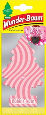 5x original WUNDERBAUM   BUBBLE GUM fragrance tree car fragrance air freshener 