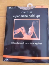 BNWT, COUTURE HOLD UP LACE TOP STOCKINGS, SIZE L (5'9"-6'), 15 DENIER, FOUINE