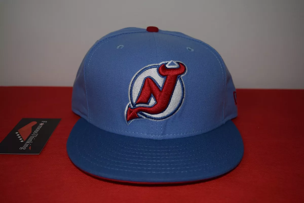 NHL New Era New Jersey Devils Hockey Hat 59Fifty RARE MADE IN USA