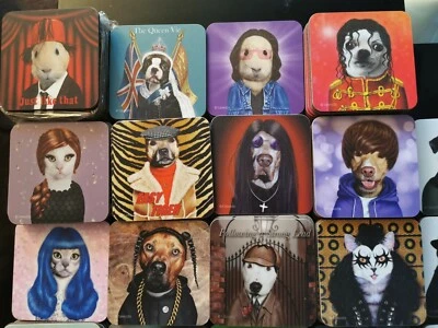 .TAKKODA Takkoda Pets Rock Coasters Animals With Attitude Coasters