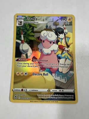 NM Pokemon Silver Tempest Flaaffy Trainer Gallery TG03 Full Art #TG03/TG30