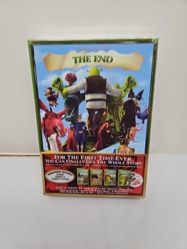 Shrek DVD set The Whole Story 4 Movies & Extras new - Foto 2 di 5