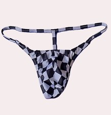 Checkered Race Thong