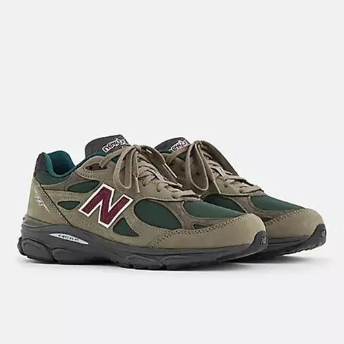 New Balance 990 V3 Green Purple Mens Shoes Size 8-12 new sneakers