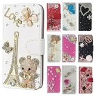 For Motorola Moto G Stylus 5G 2024 Case Leather slots wallet cover & 2 straps