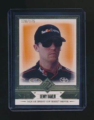  DENNY HAMLIN 2014 TOTAL MEMORABILIA GALLERY EDITION GOLD PARALLEL 120/175 #10