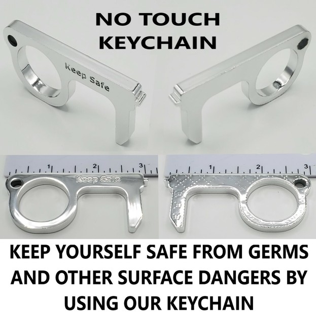 No Contact Door Opener Keychain 2025