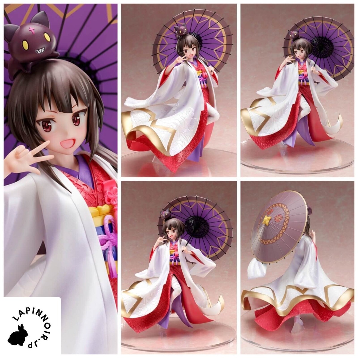 KonoSuba Megumin Shiromuku F:NEX 1/7 figure FuRyu | eBay
