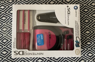 Nintendo DS Power A Starter Kit Pink   Original Verpackung