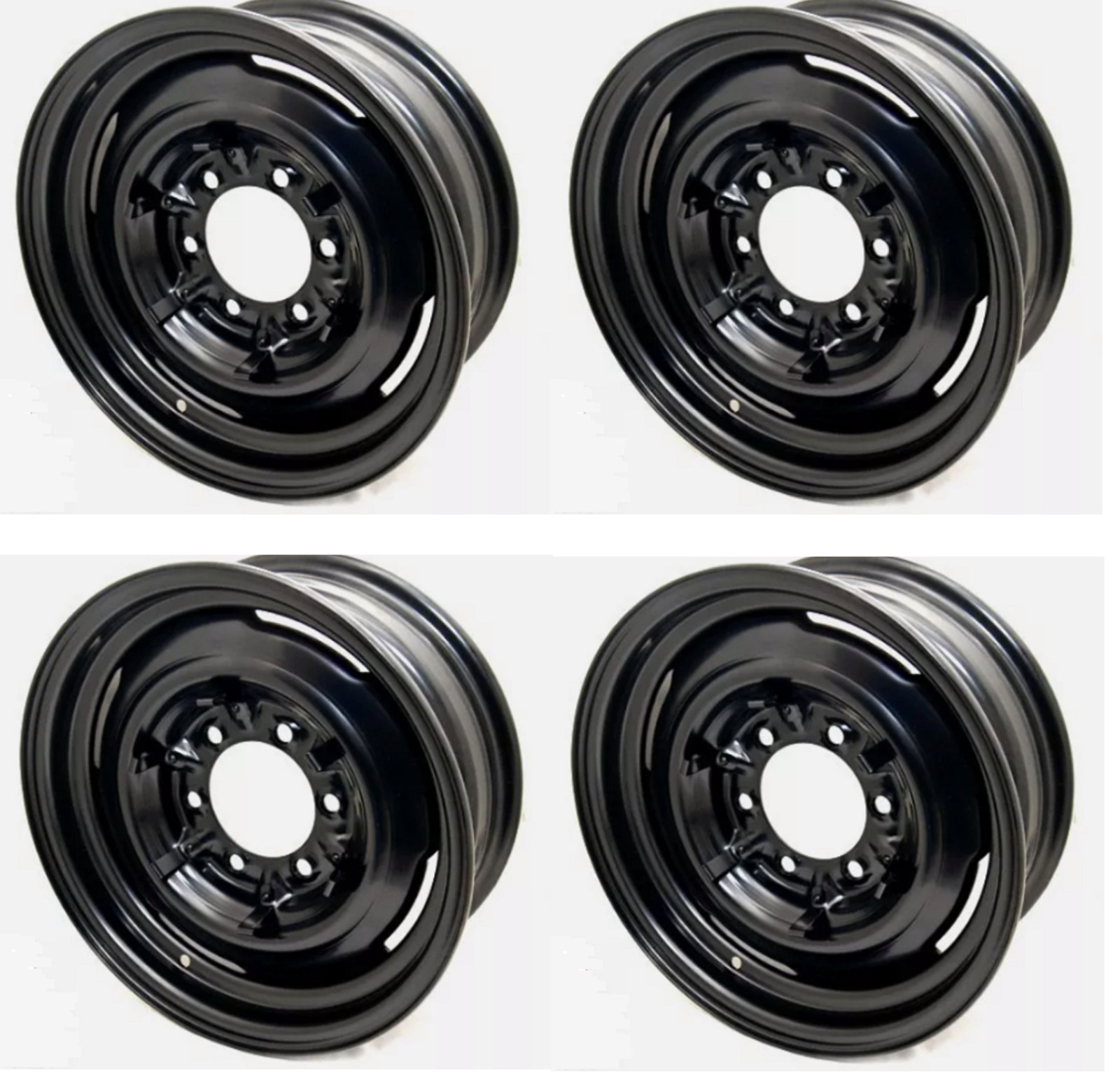 Toyota Land Cruiser 1969-1984 FJ40 15 Inch Steel Wheel Set of 4 OEM 42601-60072