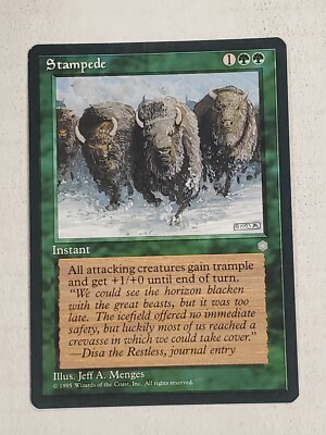 MTG Stampede (Ice Age/Green/R) - BGM | eBay