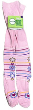 New Pink Circo Flowers Hearts Striped Tights Size 7-8-9-10 NIP NWT