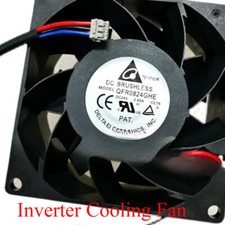 Delta QFR0824GHE -CE76 8cm 8038 24V 0.60A 3-wire Inverter Cooling Fan NEW