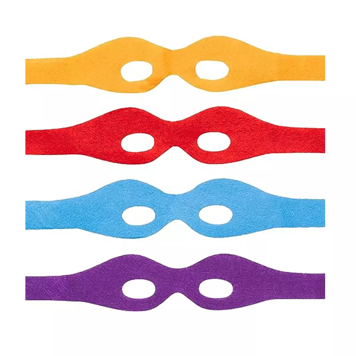 Kids Ninja Super Hero Turtle Eye Mask Halloween Costume Cosplay 4 Felt Masks  Set | eBay
