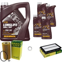 Mann Inspektionspaket 9L Mannol Longlife 504/507 5W-30 FüR Hyundai KIA Tucson