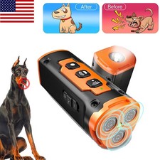 Ultrasonic Dog Repeller Anti Bark Device Stop Barking Humane Pet Training Tool  