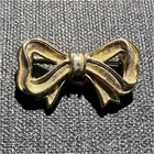 Vintage Avon Gold Bow Brooch Fashion Costume Jewelry Signed