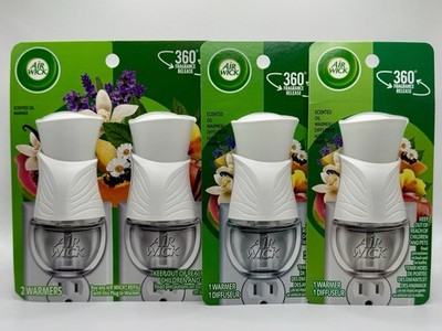 Lot of 4 Air Wick Scented Oil Warmer/Diffuser Plug In