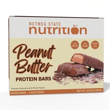 Nutmeg State Nutrition - High Protein Bars, Gluten Free, Low Calorie, Ideal P...