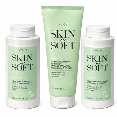 Avon SSS Pure Nature Shampoo Conditioner And Hair Mask  NEW