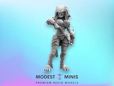 Bonita Elite Vixen - Resin Sci Fi Cyberpunk Aliens Mini | Papsikels