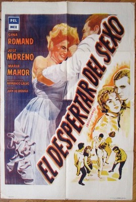 1963 BOCHORNO Gina ROMAND El Despertar Del Sexo 1SH MOVIE POSTER Juan de Orduña