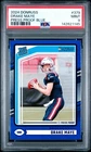 1145 Drake Maye 2024 Panini Donruss #379 Press Proof Blue Rated Rookie PSA 9