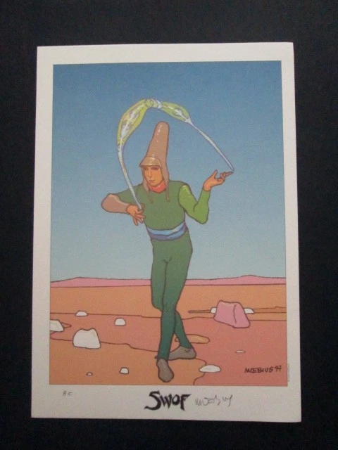 Moebius(Jean Giraud): Ex-libris Swof signé. - Photo 2/4