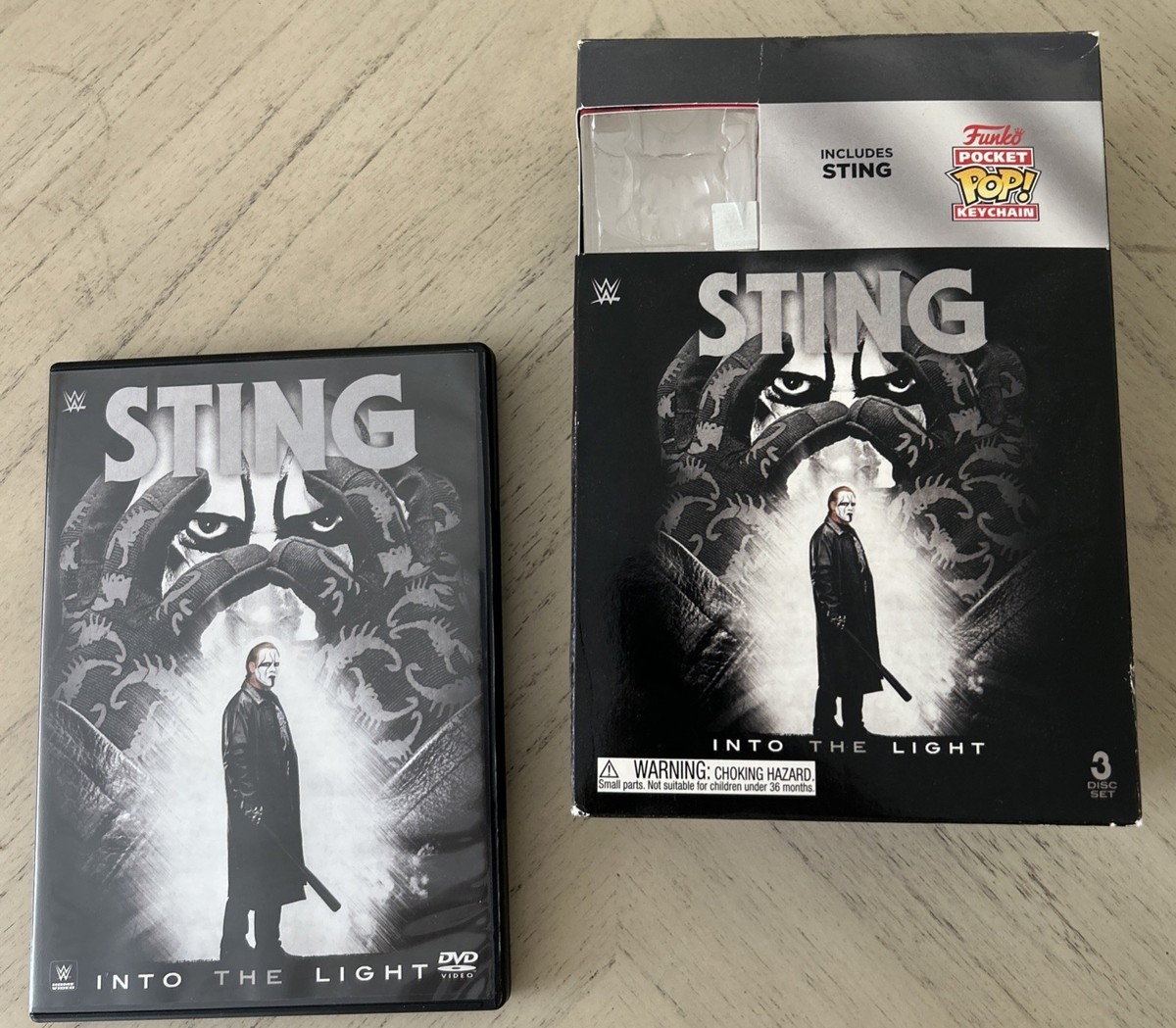 STING INTO THE LIGHT (DVD, 3 Disc)*** NO FUNKO POP As Pictured