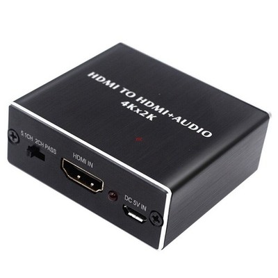  HDMI Stereo Audio Extractor 4K@60Hz   HDMI zu HDMI + Optical SPDIF & 3.5mm.