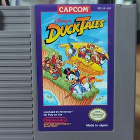 DuckTales (Nintendo NES, Capcom) cartuccia gioco serie NTSC-U/C DuckTales