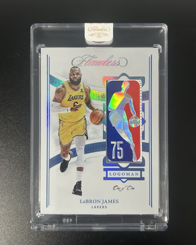 2021-22 Flawless LeBron James Logoman (Custom Trading Card) - Read Desc
