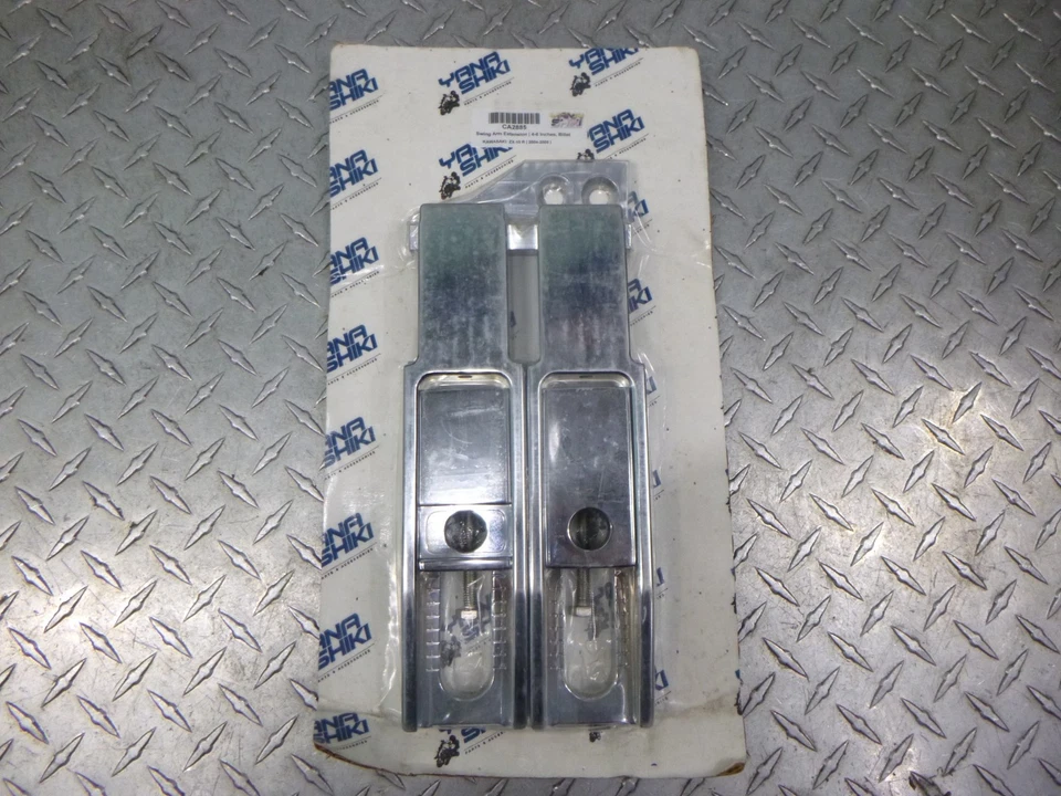 Chrome Swingarm Extension 04'-05' Kawasaki Ninja ZX10R Billet Aluminum CA2885 - Image 2 of 3