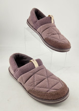 Skechers Women's Size 9 Cozy Campfire Knit Mauve Purple Puffer Slippers 167218