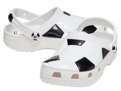 New Crocs Classic Soccer Ball Clogs Toddler Boys Sandals Shoes Size 9 C NWT!