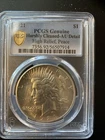 1921 $1 PEACE SILVER DOLLAR STRONG STRIKE XF/AU DETAILS CLEANED
