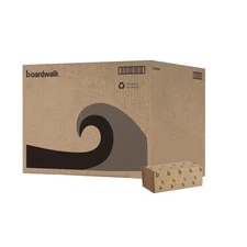 Boardwalk 6210 9" x 9-9/20" Singlefold Paper Towels - Natural (16/Carton) New