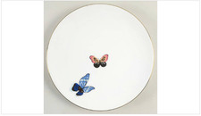 Salad Plate in the Eden Court pattern by Lenox. Kate Spade,Butterflies,set of 3