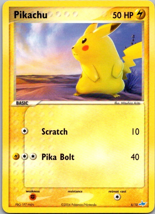 Pikachu Common EX Trainer Kit 1: Latias & Latios 6/10 NM