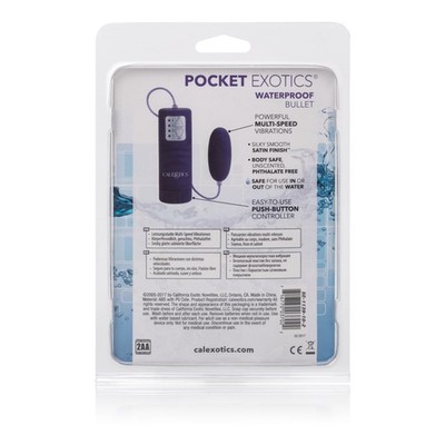 Calexotics Pocket Exotics Bullet Vibrator Hp-Se1139102 Multi-Speed