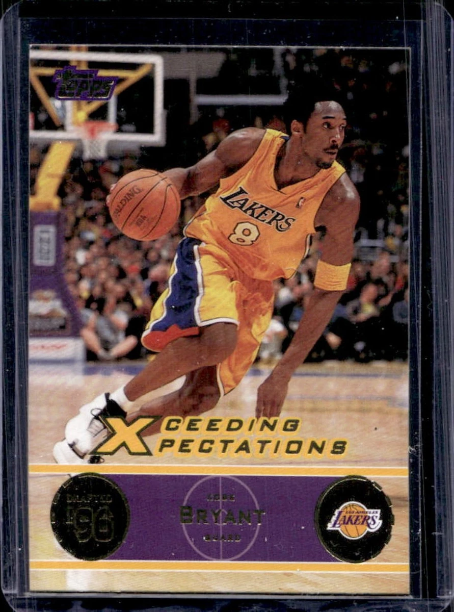 Topps Kobe Bryant Basketball 2001-02 Season Sports Trading Cards